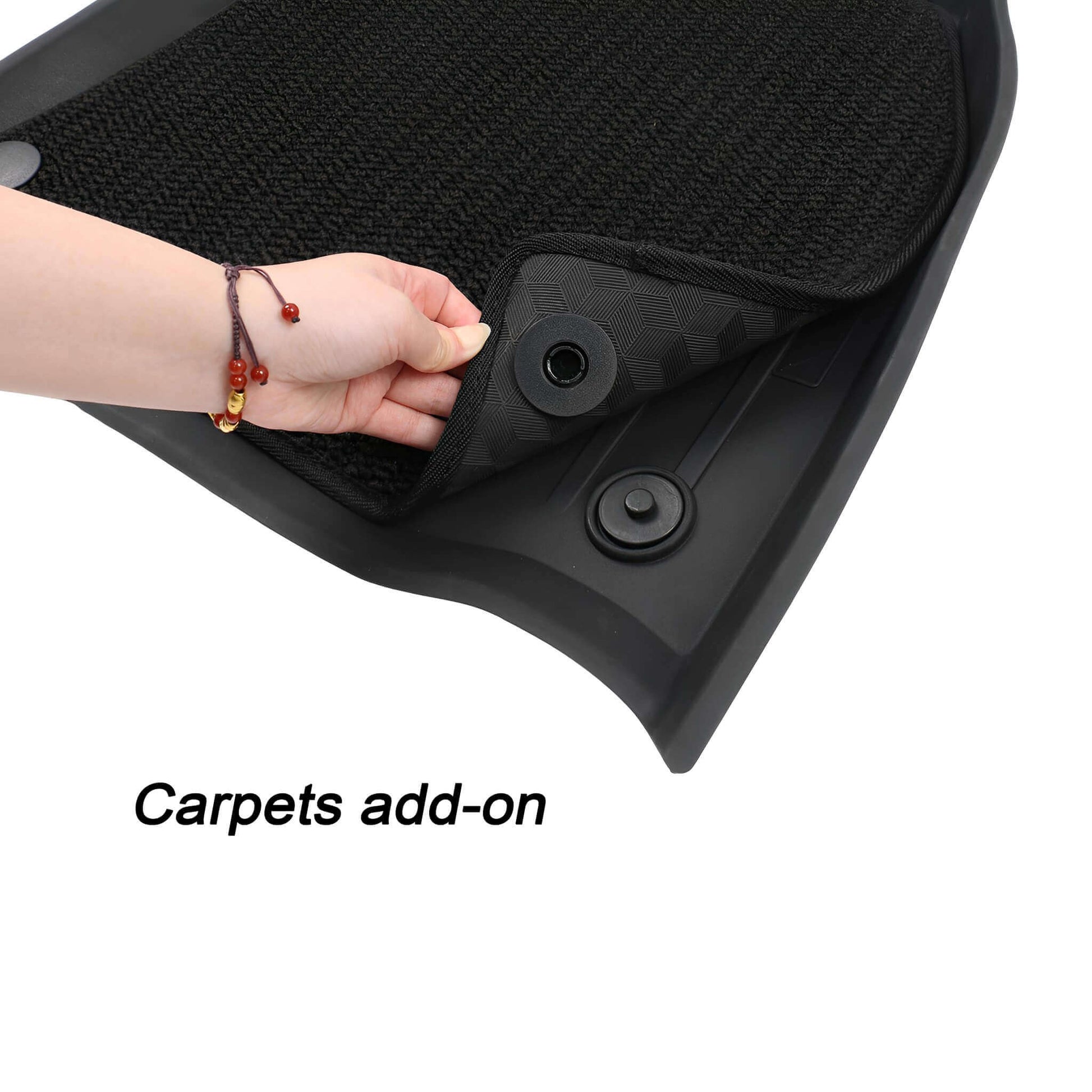 All Weahter Floor Mat Liners with Carpets for Tesla model S
