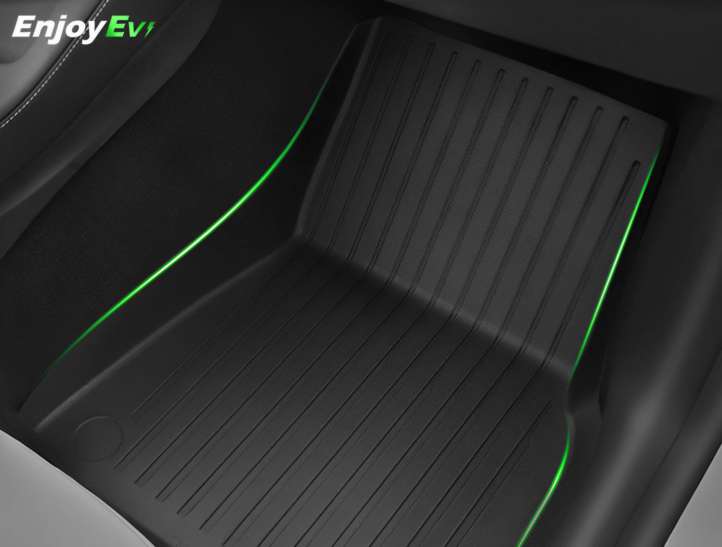 Tesla Model 3 All Weather Floor Mats with Carpet (2017-2023) - EnjoyEV