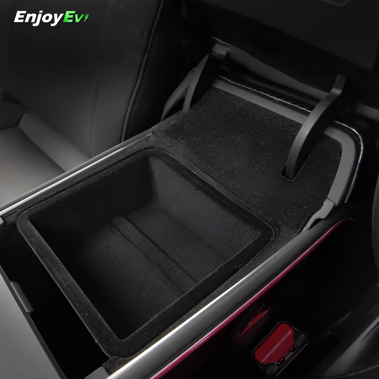 Tesla Model 3 & Y Center Console Armrest Organizer Tray - EnjoyEV