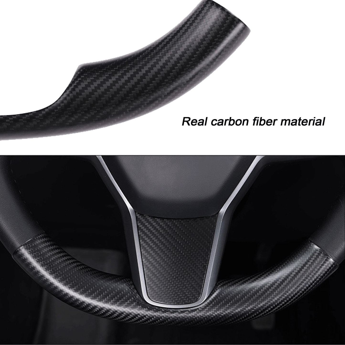 tesla carbon fiber Steering Wheels & Accessories