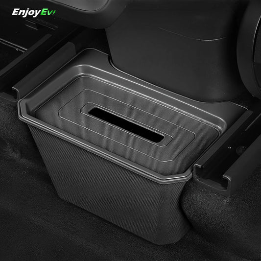 Best Rear Back Seat Storage Box Trash Can for Tesla Model Y - EnjoyEV