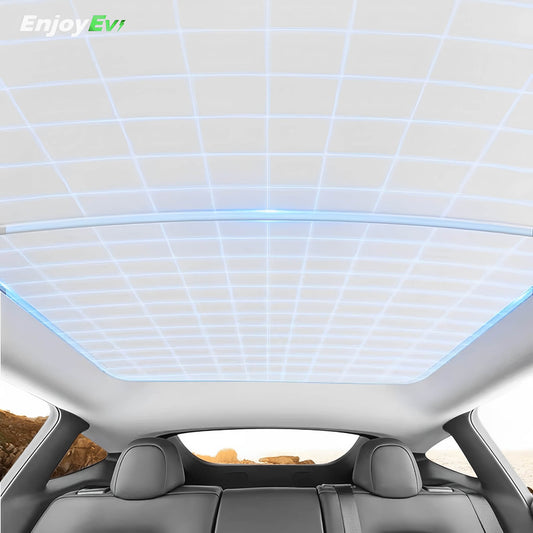 Best Lightweight Roof Sunshade Tesla Model 3 & Y - EnjoyEV