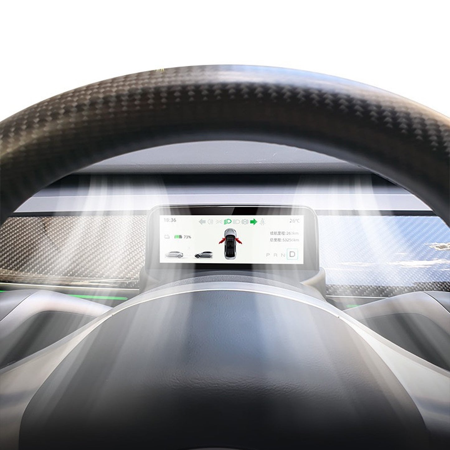 Tesla Model 3 Y extra mini screen display