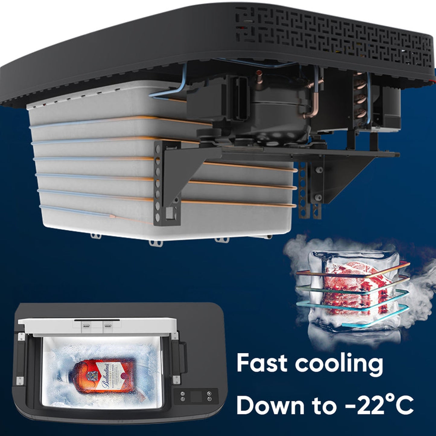 Tesla Model Y Portable Refrigerator Sub Trunk Freezer