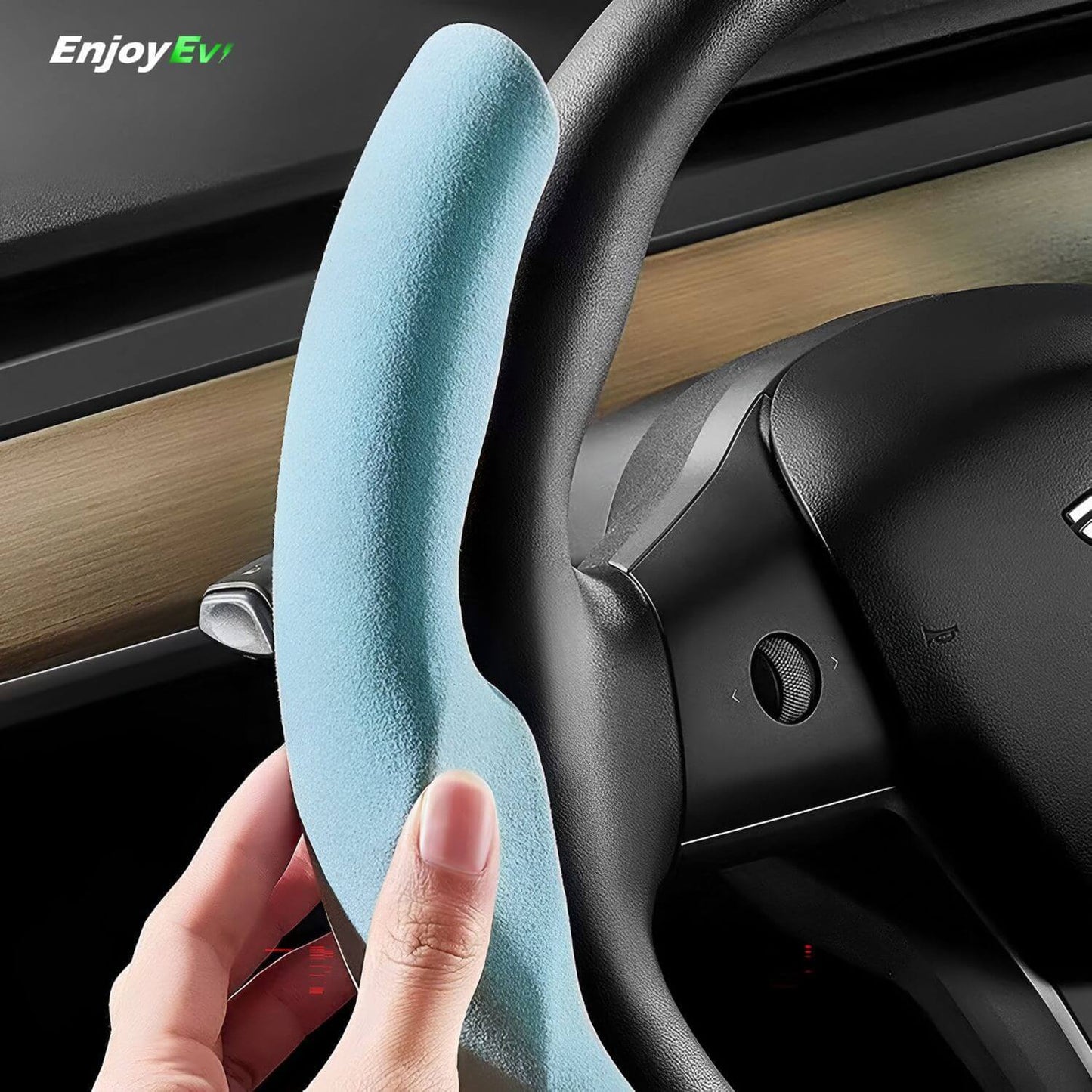 Tesla Model 3/Y Steering Wheel Decorative Covers- EnjoyEV