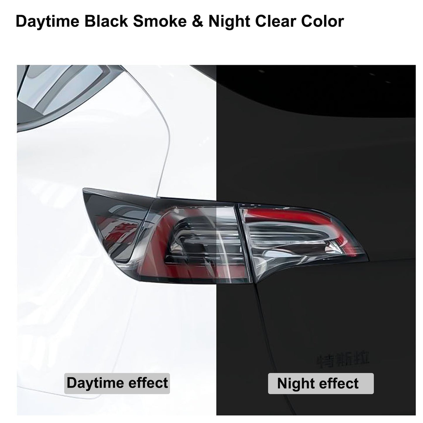 Tinted Headlight and Foglight Protection for Tesla Model 3/Y/S/X - EnjoyEV