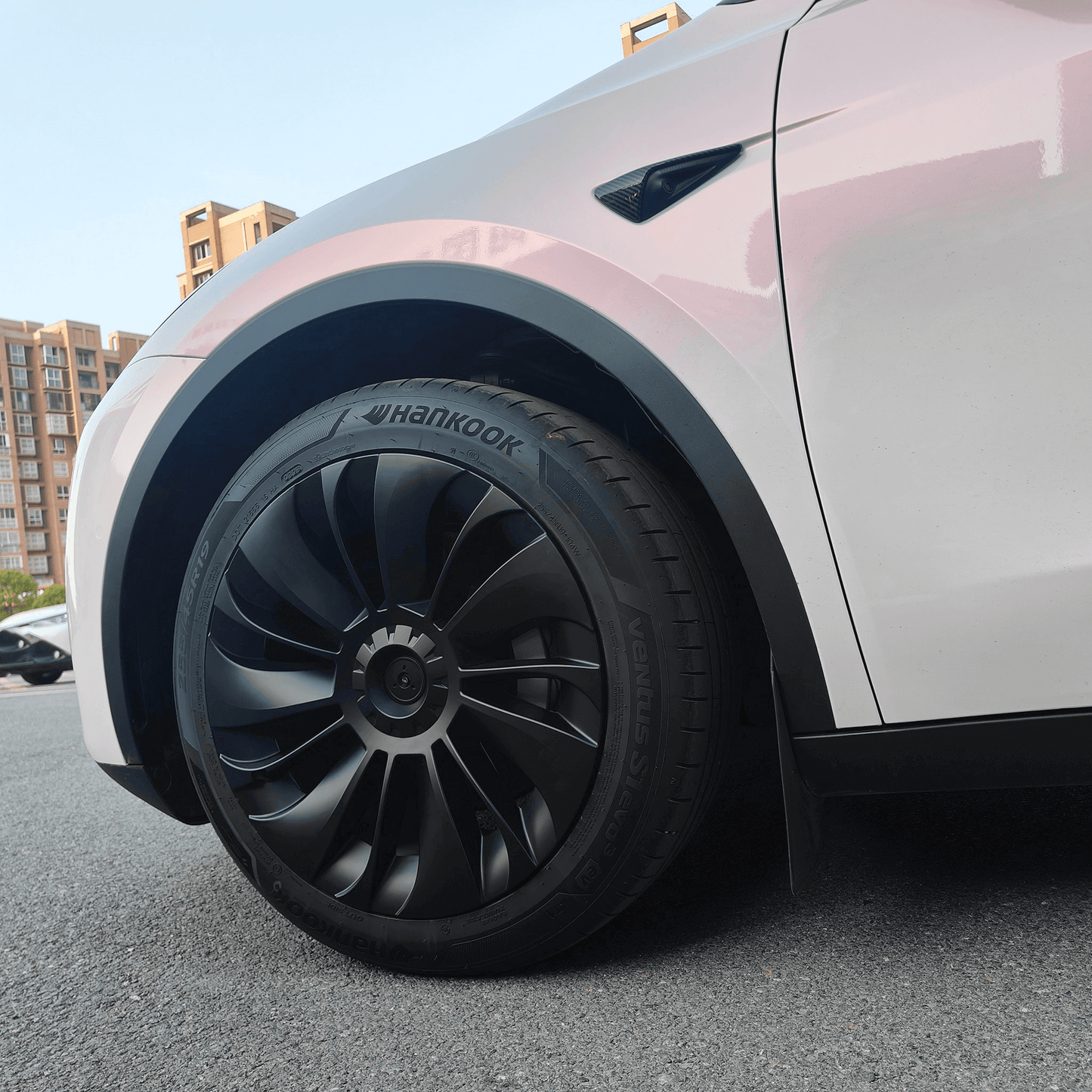 Turbine Wheel Covers For Tesla Model Y 19'' Gemini Wheels - EnjoyEV