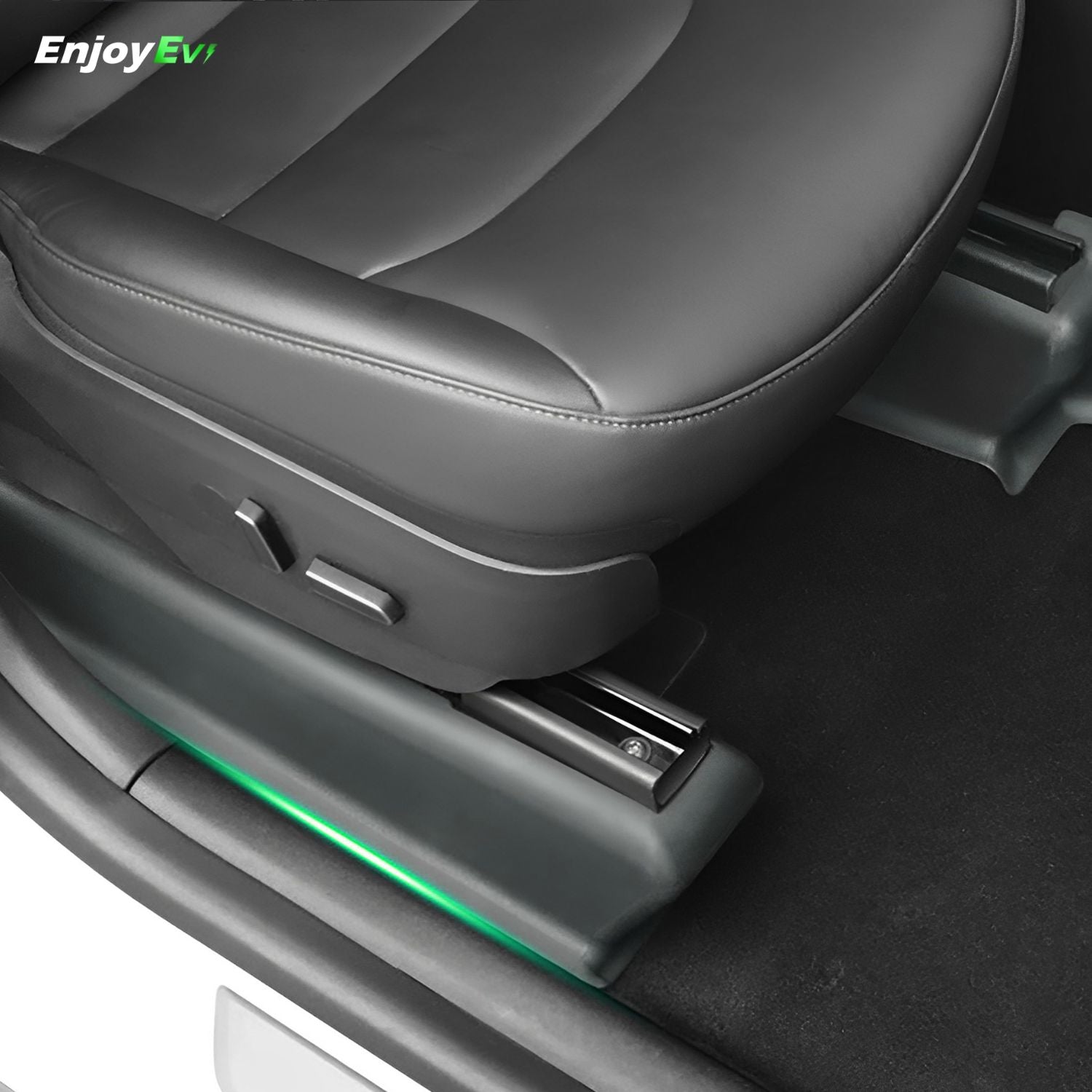 Tesla Model Y Front Rear Console Seat Track Scratch-Resistant Case Shells - EnjoyEV