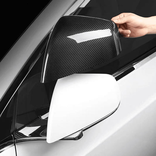 Best Carbon fiber Mirror Covers For Tesla Model 3/Y/S/X - EnjoyEV