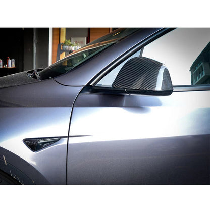 Tesla Model 3 X Y S Carbon Fiber Side Mirror Covers