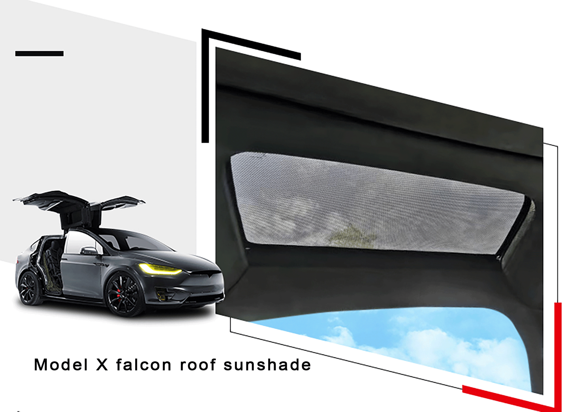 Best Tesla roof sunshade Model X