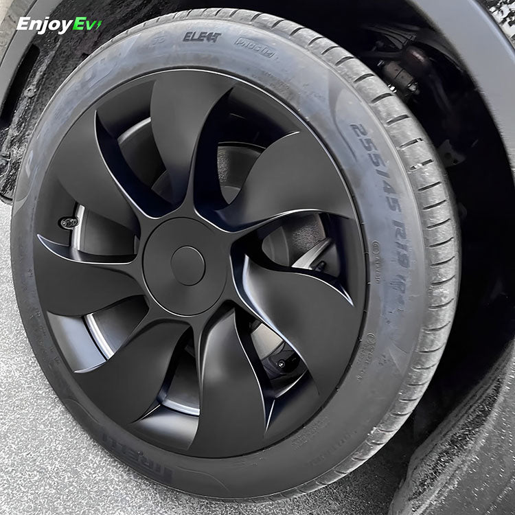 tesla model y 19 inch wheel covers Gemini Wheels - EnjoyEV