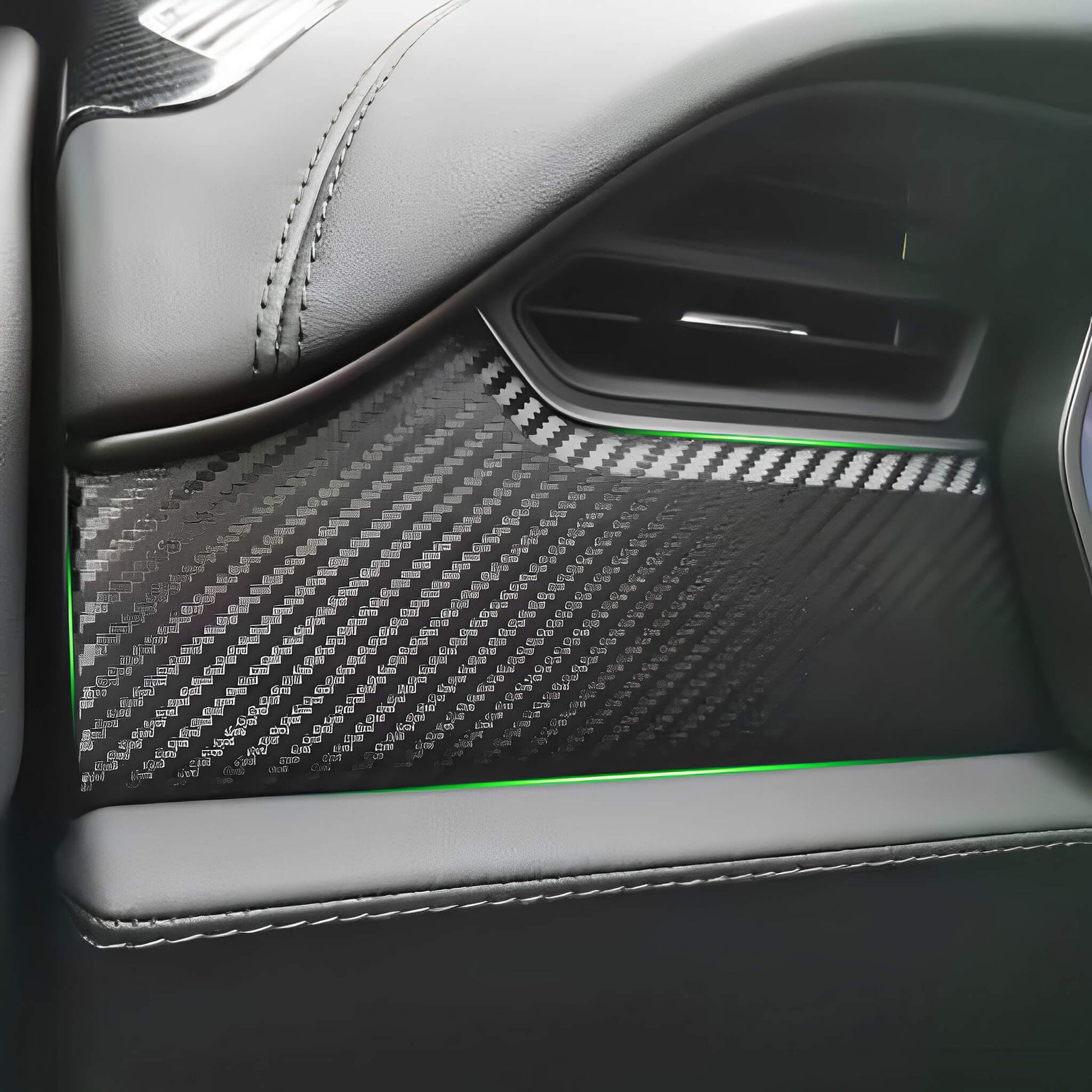 Tesla Model S/X Carbon Fiber Dashboard Cap Cover trims