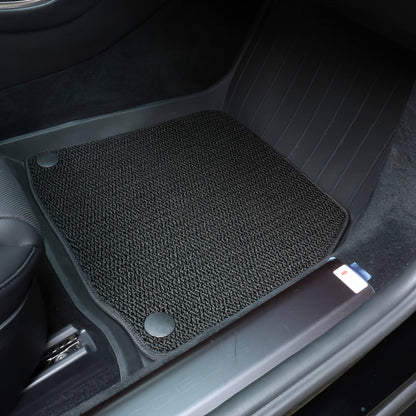 All weather floor mats with carpets for tesla model s