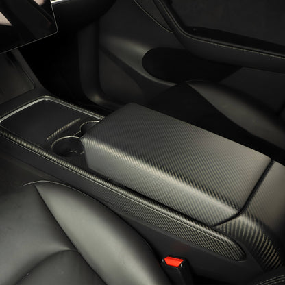 CARBON FIBER CENTER CONSOLE SIDE TRIM FOR TESLA MODEL- EnjoyEV