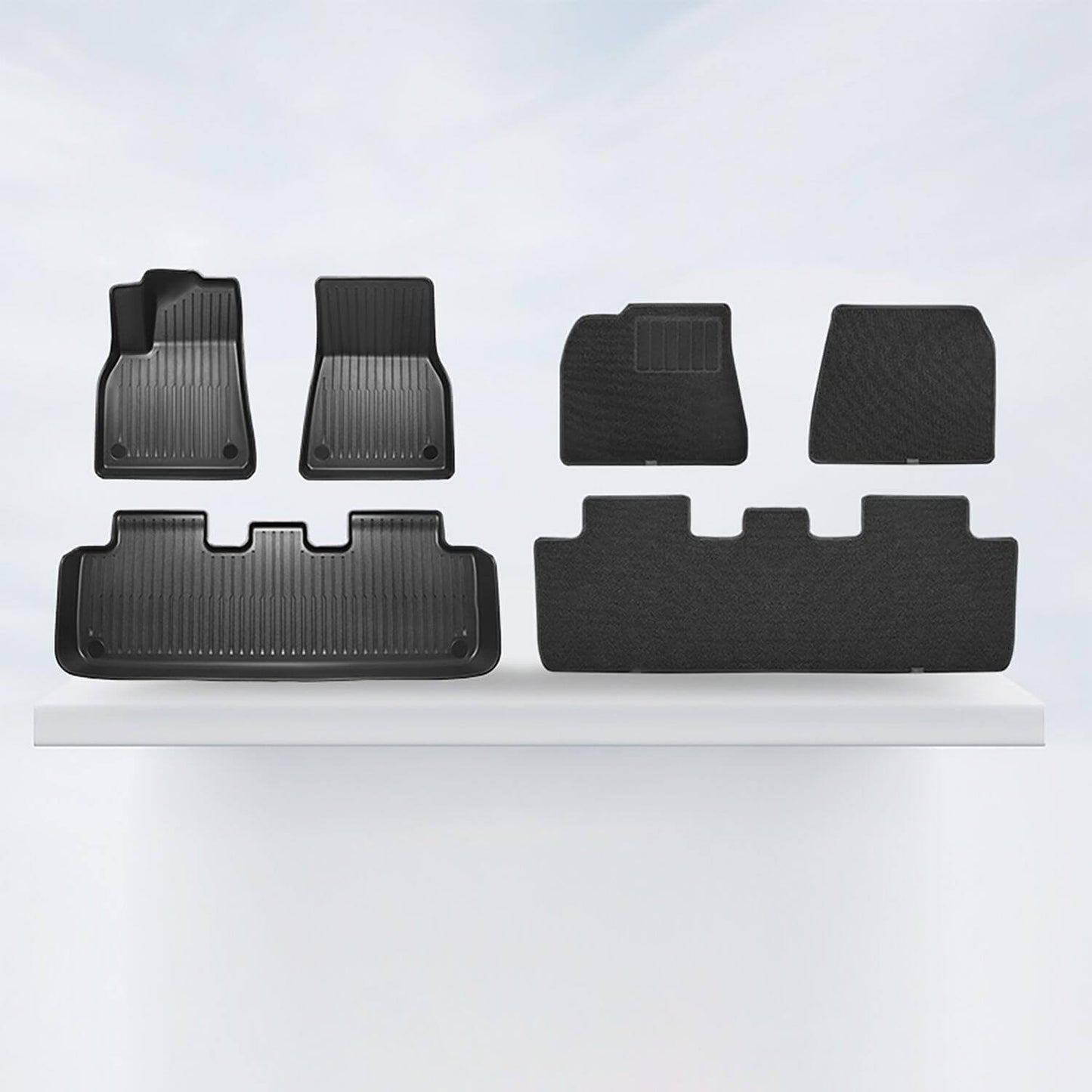 5 Seater Floor Mats for Tesla Model Y - EnjoyEV