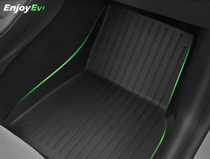  Tesla Model 3 All Weather Floor Mats with Carpet (2017-2023) - EnjoyEV