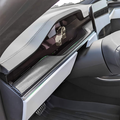 Real Carbon Fiber Dashboard Panel Covers For 2021 Model S/X