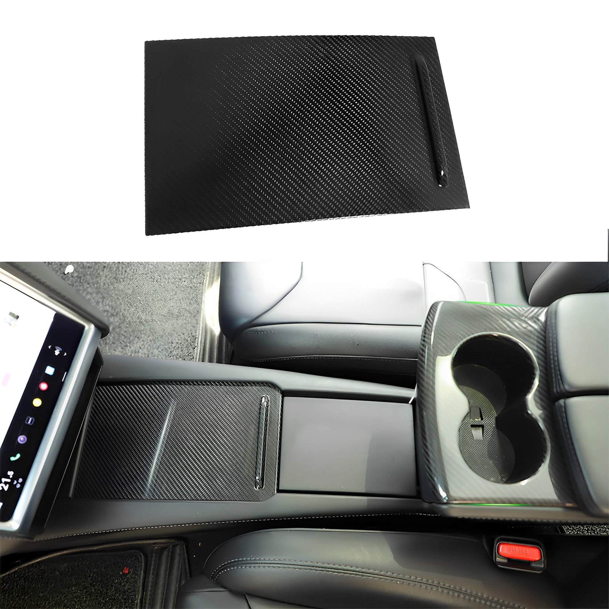 Tesla center console wraps for Model X/S