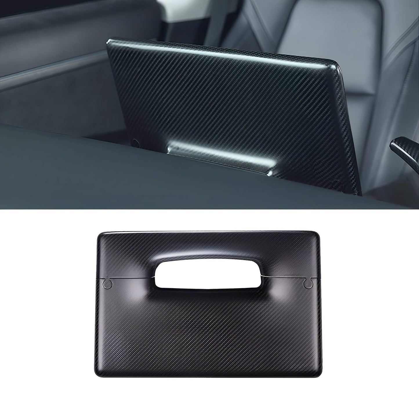 Tesla model 3/Y center control carbon fiber touchscreen cover protector