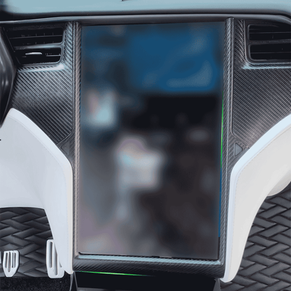 Best Carbon-Fiber-Navigation-Screen-Frame-for-Tesla-Model-X-Model-S