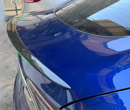 Tesla Model S Carbon Fiber Rear Trunk Spoiler