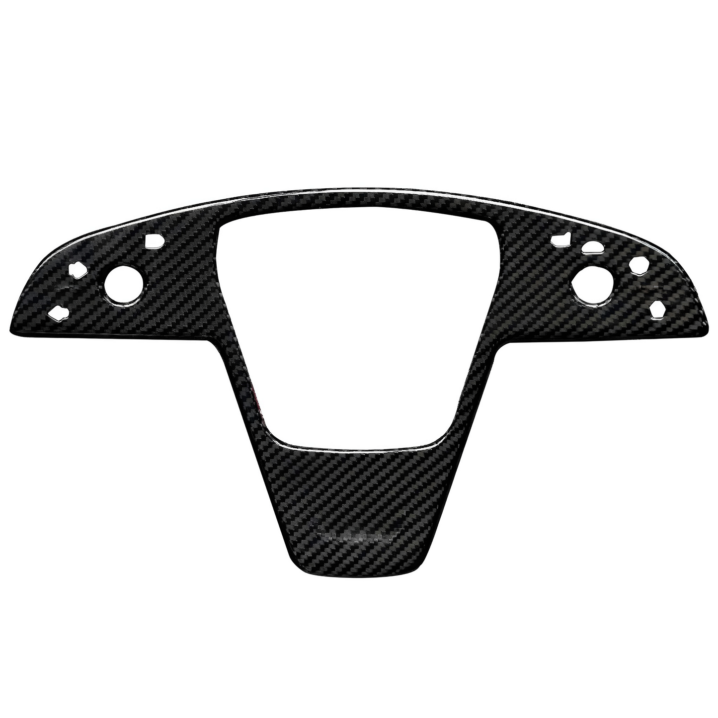 Best Carbon Fiber Steering Wheel Trim Cover For Tesla Model S 2021-2023