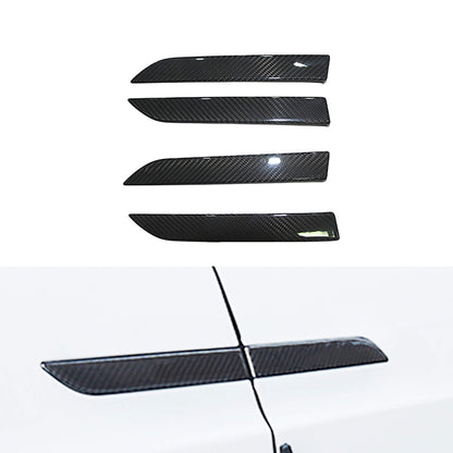 Carbon Fiber Door Handle Covers Trims For Tesla Model X