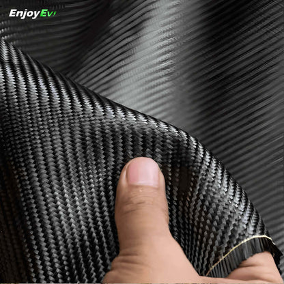 carbon fiber door handle trims for tesla model 3 - EnjoyEV