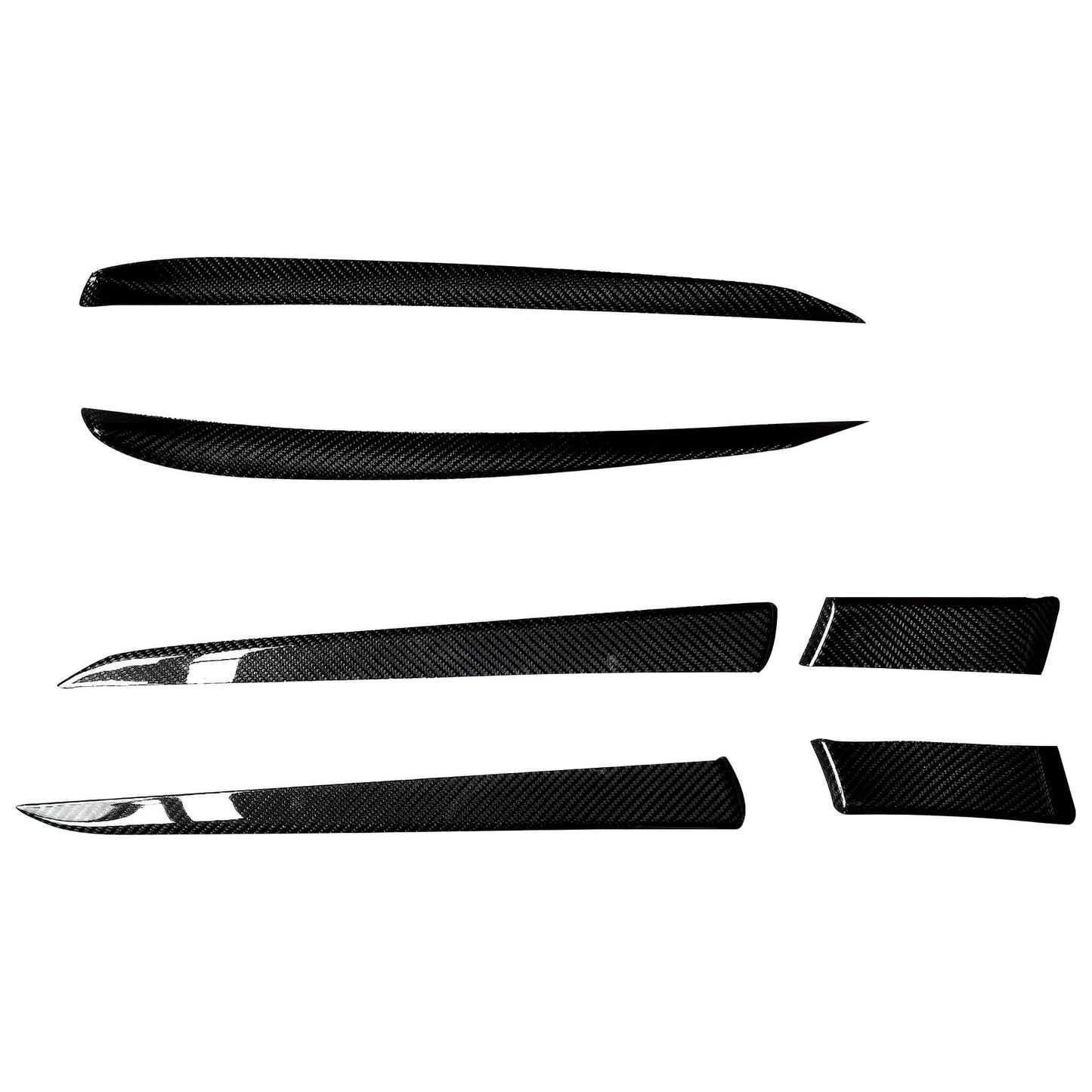 Best Carbon Fiber Door Trims Cover For Tesla 2021+Model S / X