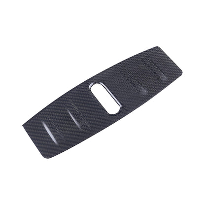 Carbon Fiber Frunk Hood Lock Cover Trim For Tesla Model 3