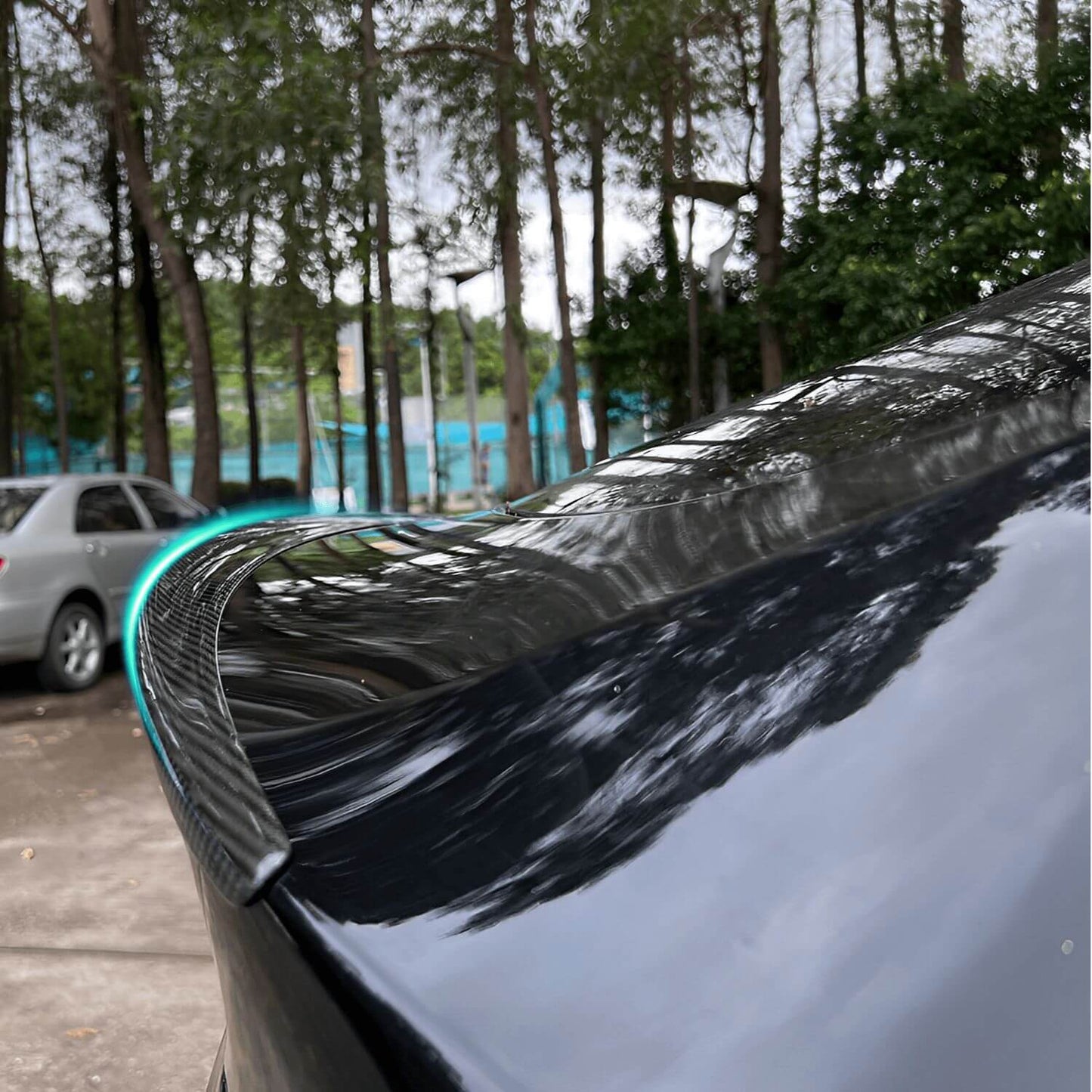 tesla spoiler model y carbon fiber  - EnjoyEV