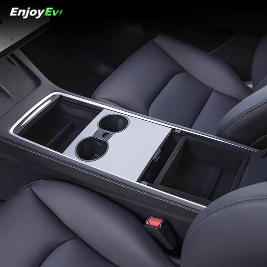 Best Center Console Armrest Organizer Tray for Tesla Model 3 & Y - EnjoyEV