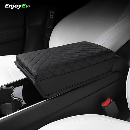 Tesla Center Armrest Cover for Tesla Model 3 Model Y with pocket - EnjoyEV