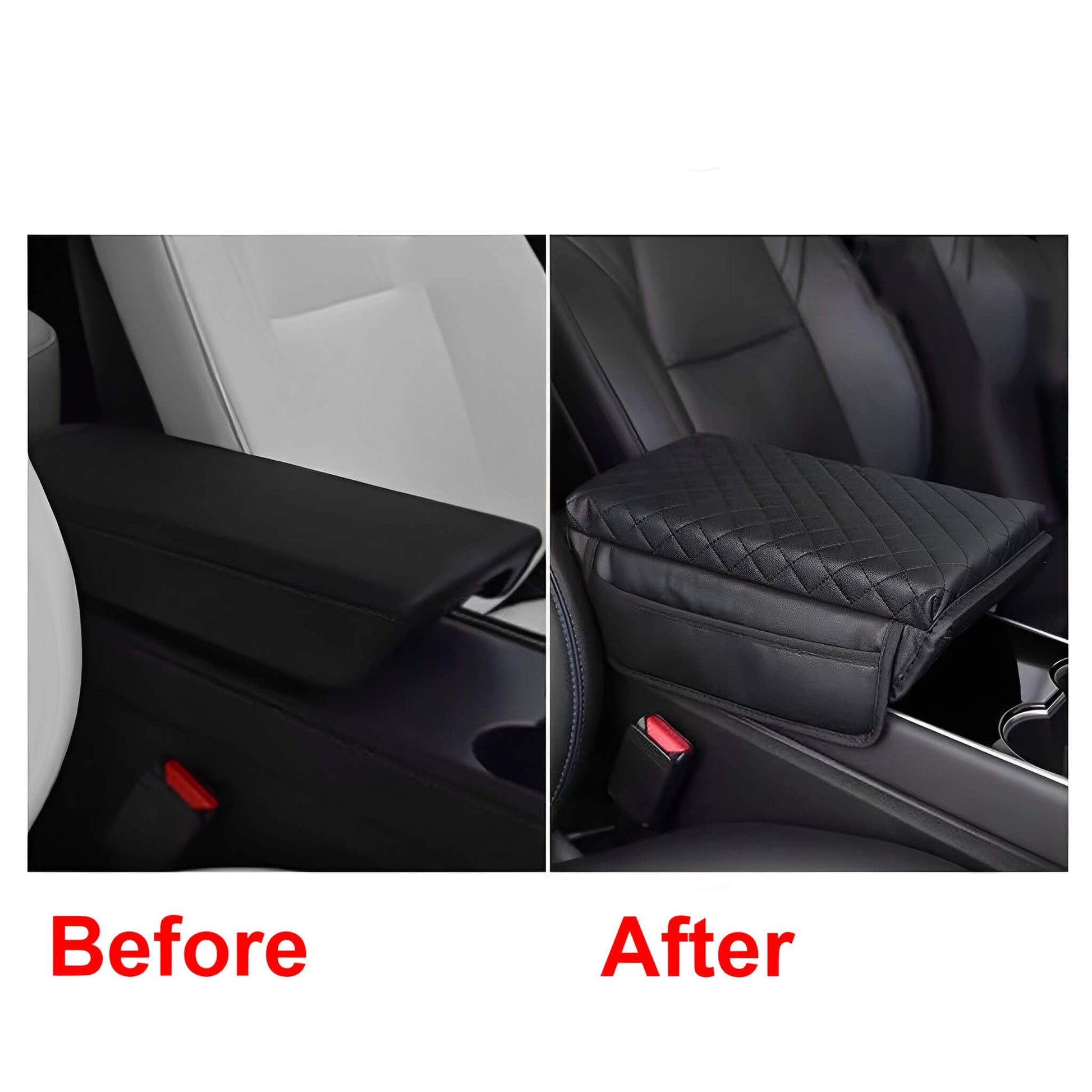 Tesla Model 3/Y Center Console Armrest Cover with pocket- EnjoyEV