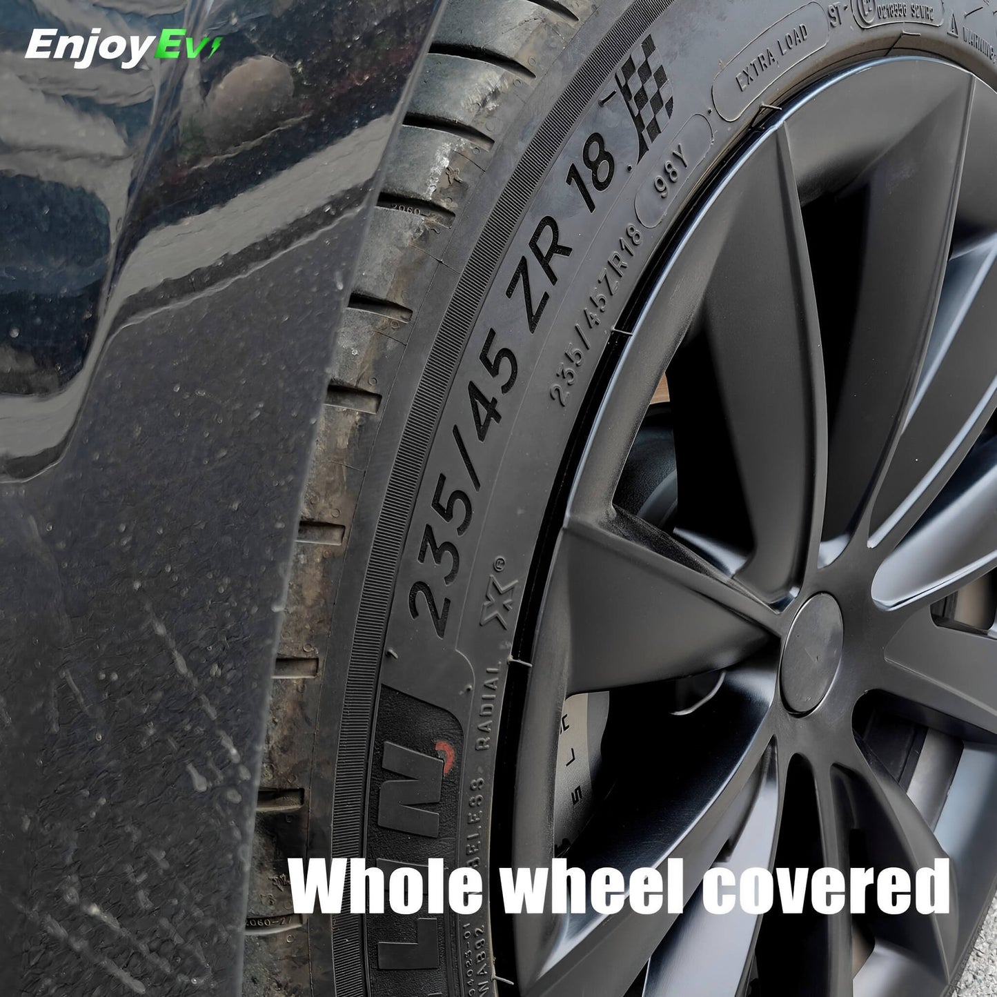 Best Wheel Cover Replacement For Tesla Model 3 18'' Aero wheels - EnjoyEV