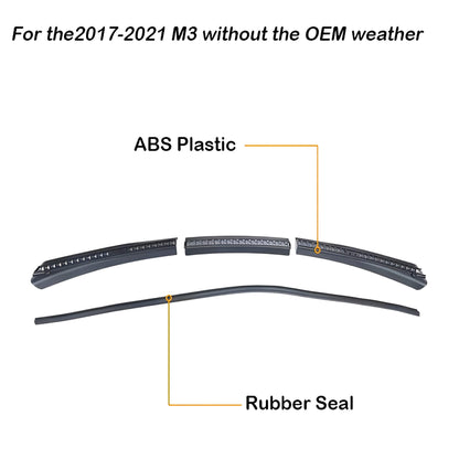 All Weather Front Trunk Rubber Seal For Tesla Model 3 - EnjoyEV