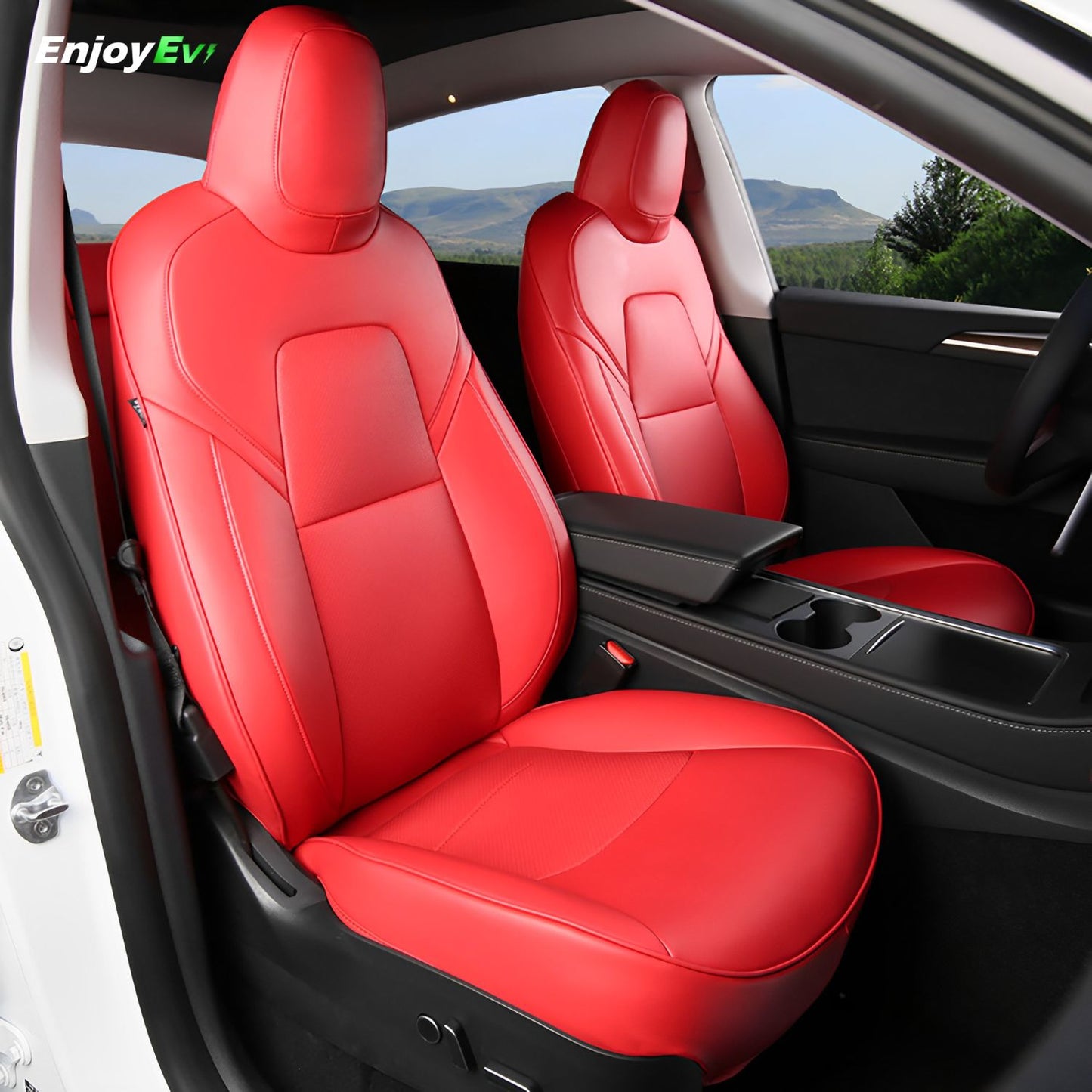 BEST Red Seat Covers For Your Tesla Model Y & 3 - EnjoyEV