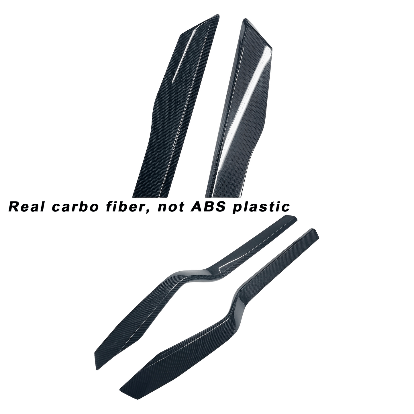 Best Carbon Fiber Rear Door Trims Panels For Tesla Model X 2015-2021