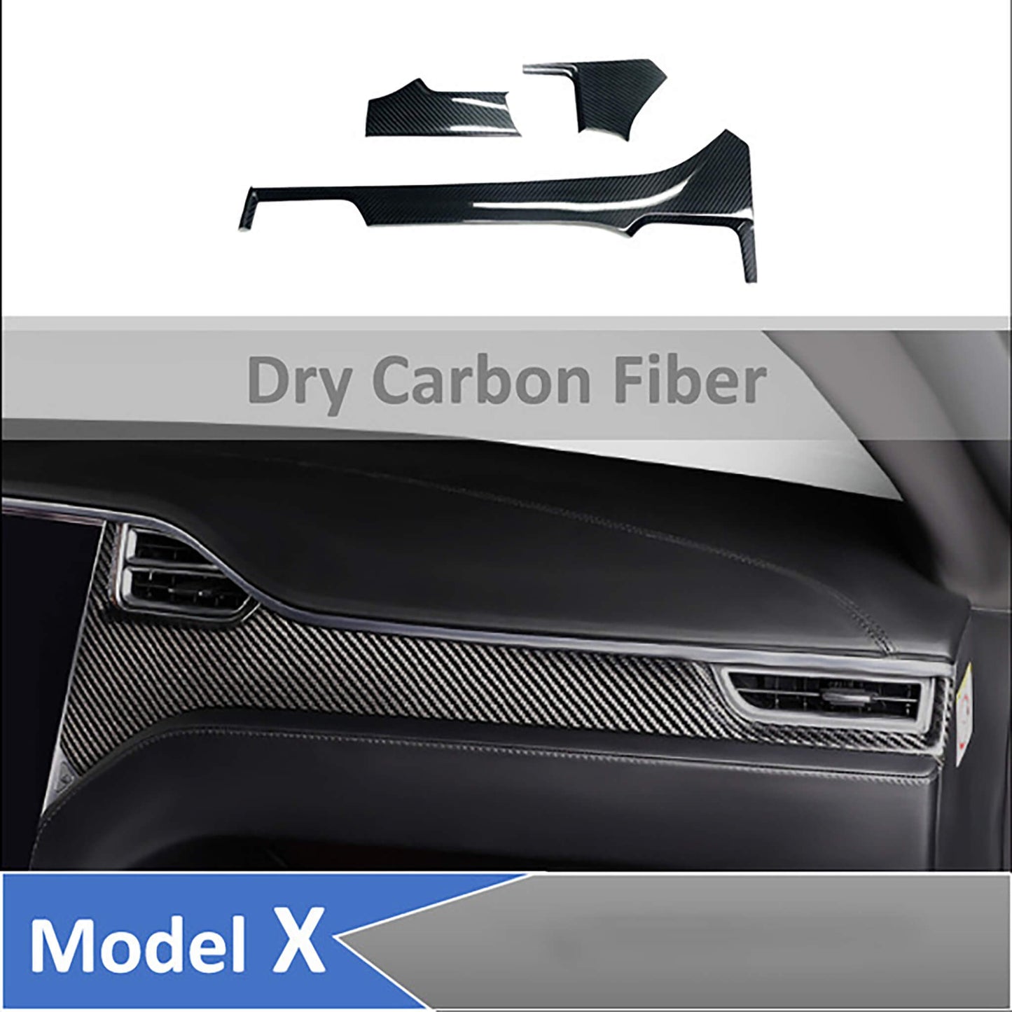 Best Carbon Fiber Dashboard Cover for Tesla Model S/X