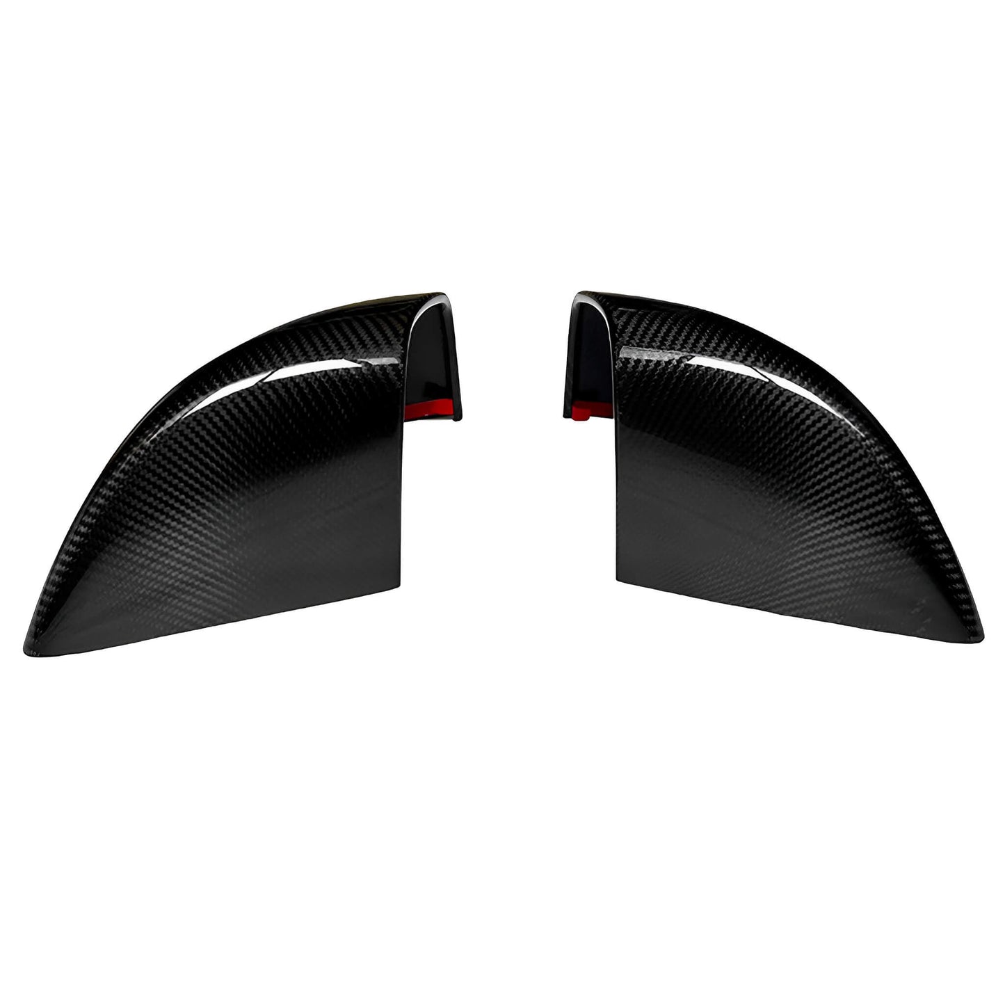 Carbon Fiber Side Mirror Replacement Covers for Tesla Model X