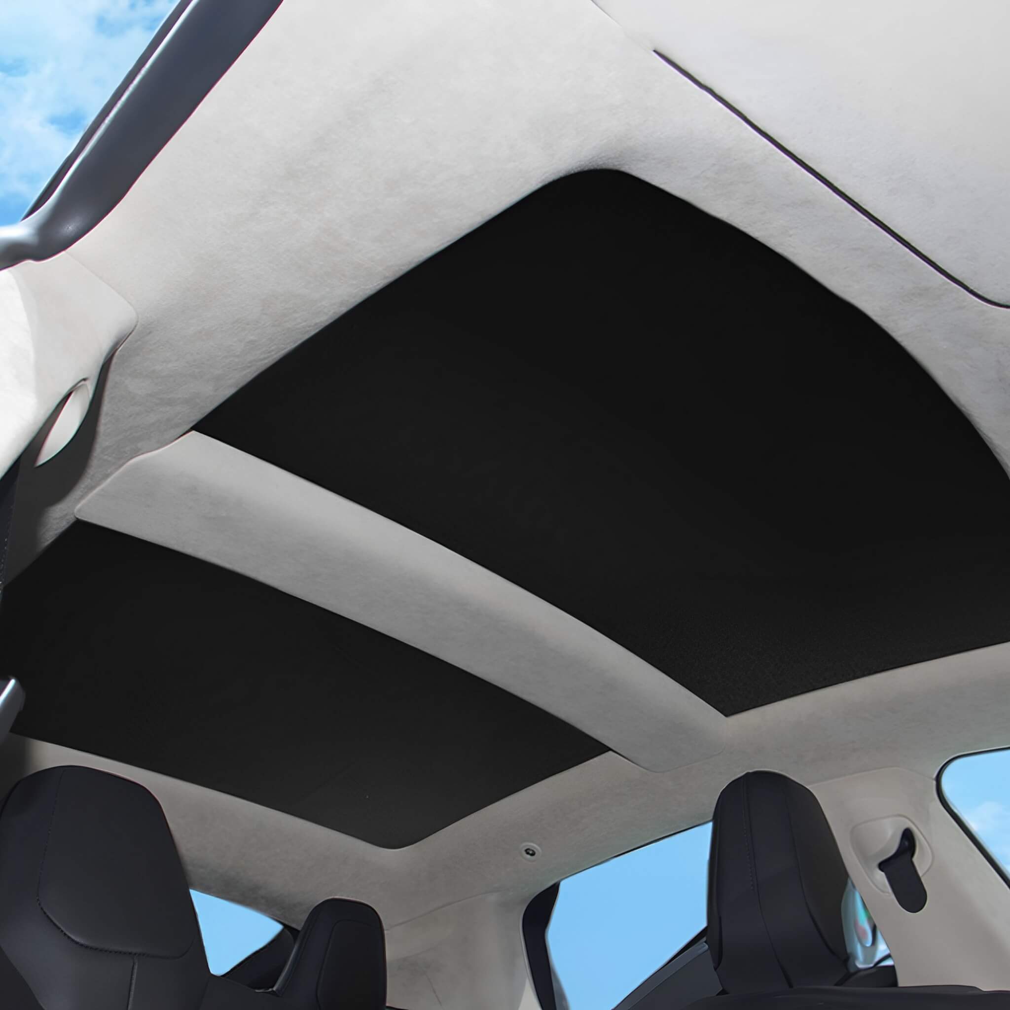 Model s fixed glass roof deals sunshade