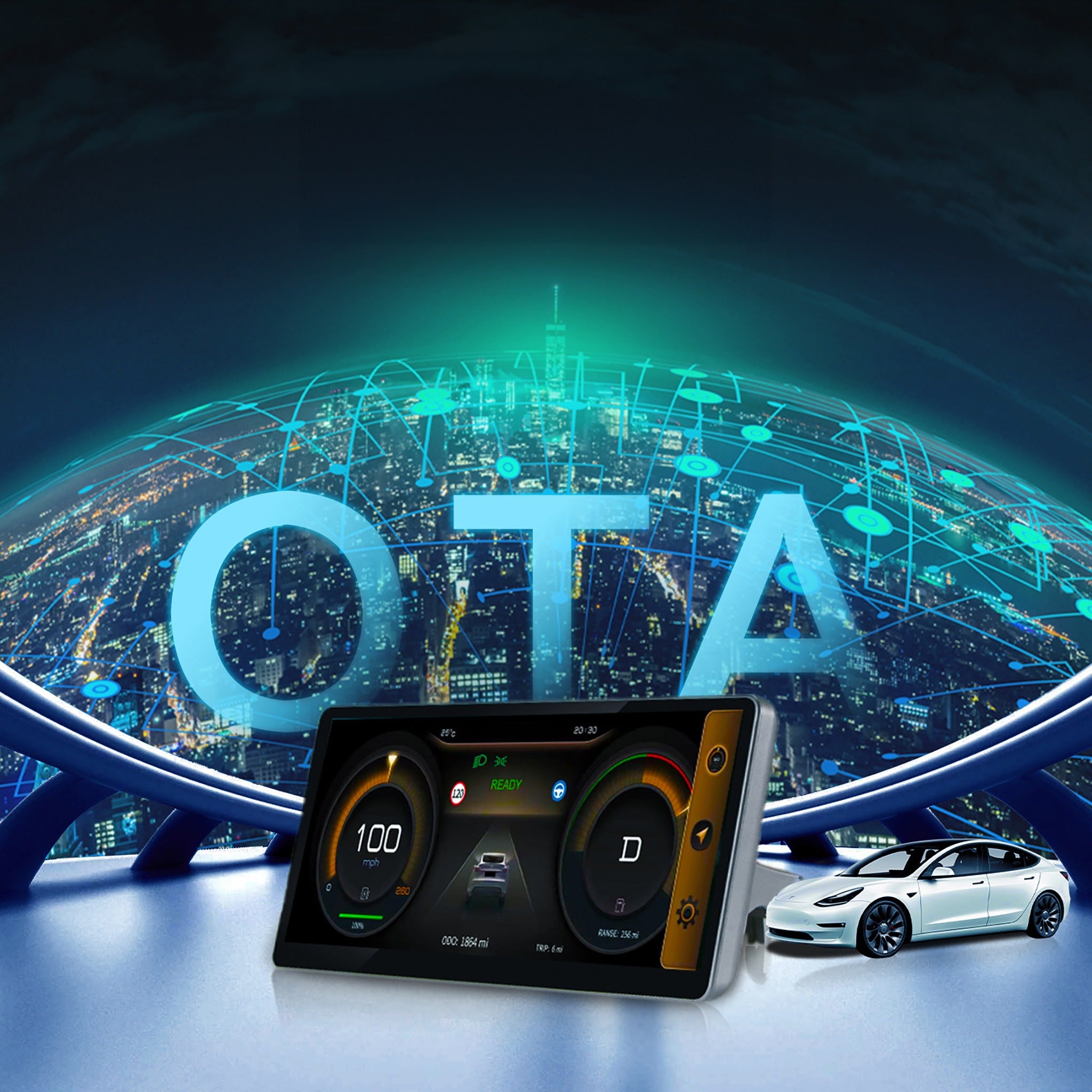 Model Y/3 Center Console Dashboard Touch Screen ( Linux 9.0'') – EnjoyEV