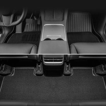 LINER Floor Mats for Tesla Model Y 5-Seat - EnjoyEV