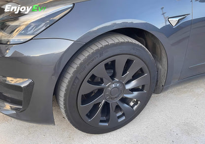 Performance Wheel Covers Hub Caps For Tesla Model 3 18'' Aero Wheels - EnjoyEV