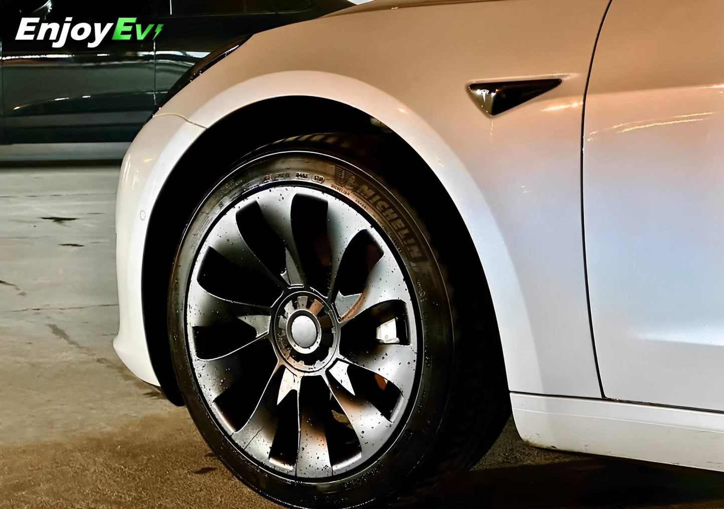  Aero Wheel Cover Set for 18" Factory Tesla Wheel  - EnjoyEV