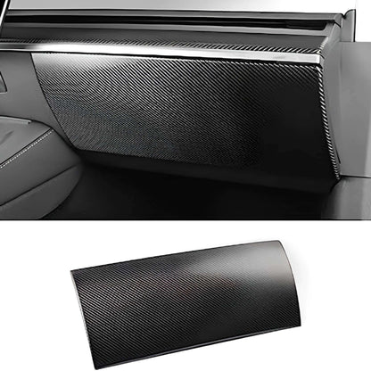 Tesla Model 3 & Y carbon fiber glove box cover - EnjoyEV