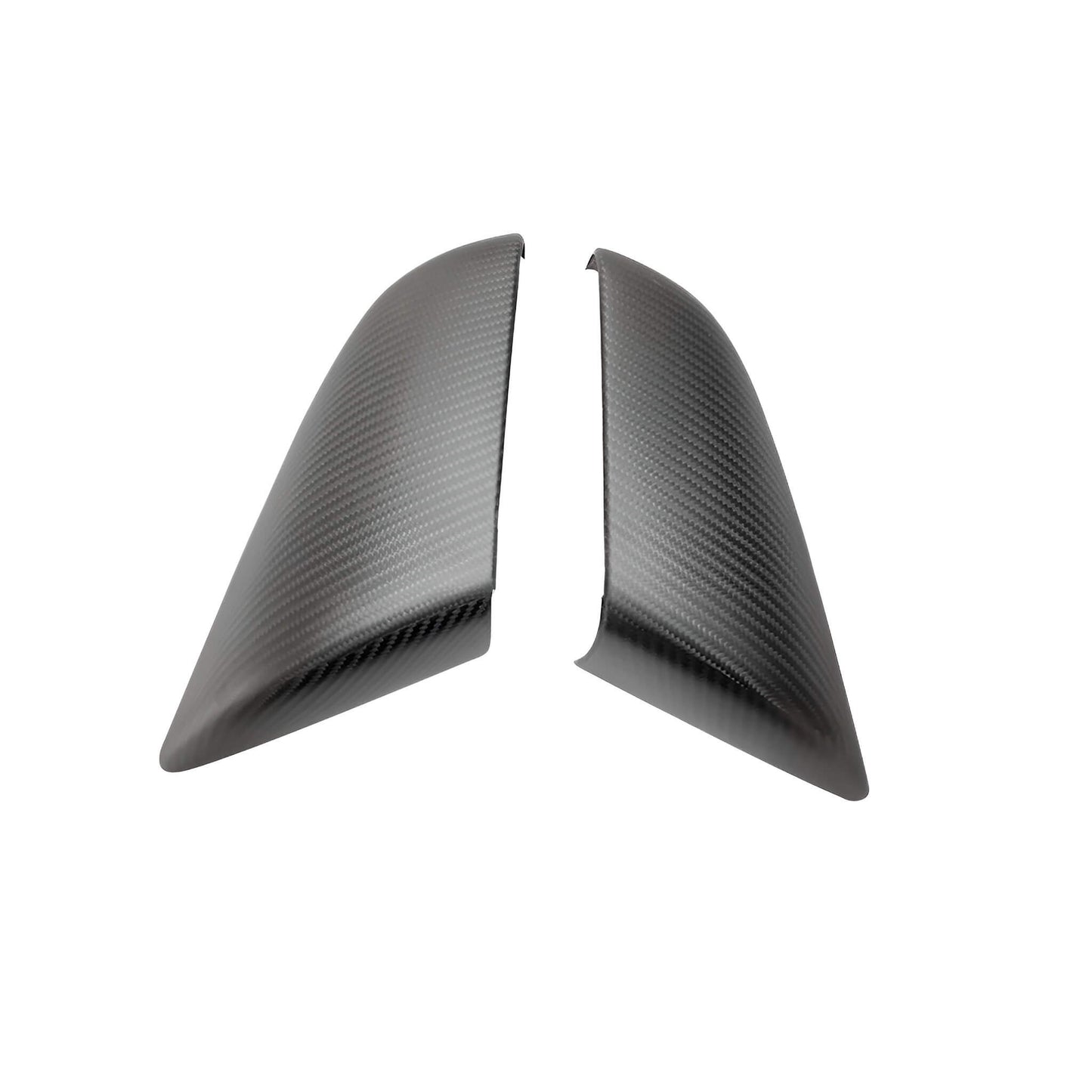 Tesla Model S Carbon Fiber Mirror Covers Caps