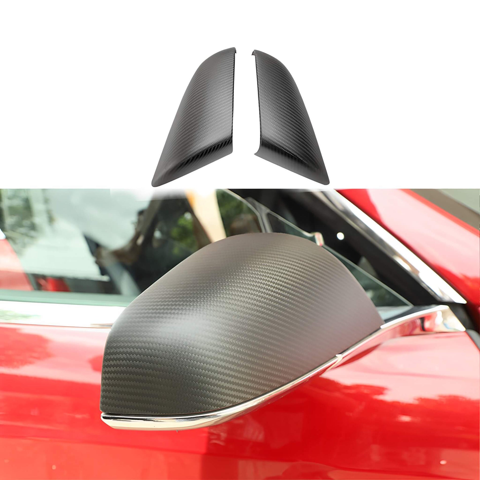 Best Real Carbon Fiber Mirror Covers For Tesla Model S