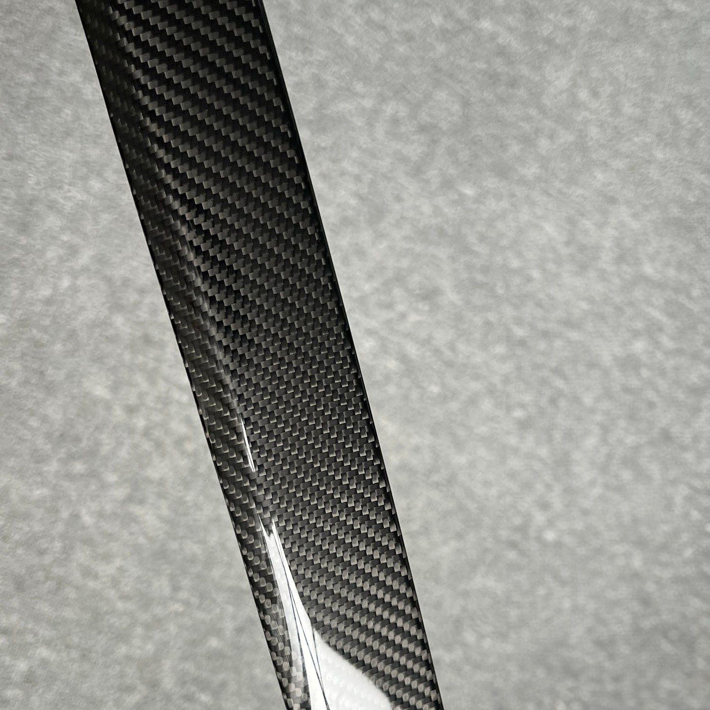 Tesla Model S 2015-2020 Real Carbon Fiber Trunk Chrome Trim 